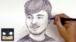 Mr.Beast Sketch Tutorial | Step by Step Lesson