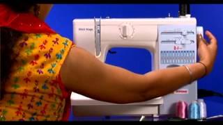 HOW TO SETUP Usha Janome automactic zig zag sewing machines