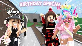 PLAYING MM2 WITH MY MOM AND FRIENDS (BIRTHDAY SPECIAL)