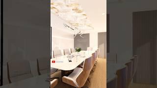 Luxurious conference room  3d design. #office #interiordesign #viralvideo