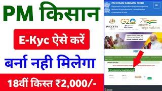 pm kisan kyc kaise kare 2024 | pm kisan ekyc | csc se pm kisan kyc kaise kare