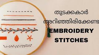 Embroidery Stitches for Beginners