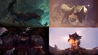 All MHW Monster Intros With Respective Armor/Weapons