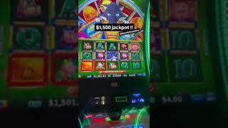 @theslothunters $1,500 jackpot !!  #casino #slot  #bigwin #jackpot