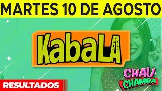 Resultado de Kabala y Chau Chamba del Martes 10 de Agosto del 2021