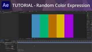 After Effects Tutorial - Random Color Expression