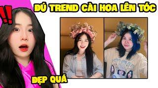 SAMMY VÀ MÈO SIMMY ĐÚ TREND CÀI HOA LÊN TÓC SIÊU DỄ THƯƠNG