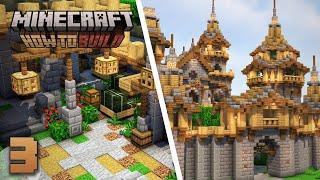 Minecraft: How to Build a Medieval Castle (Part 3 of 4) | Ultimate Base Tutorial