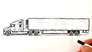 How to draw a Truck