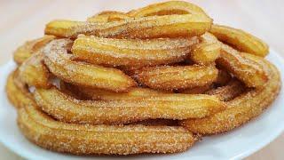 DE CE NU LE-AM ÎNCERCAT MAI DEVREME?! REŢETA GOGOŞILOR SPANIOLI "CHURROS" | Reghina Cebotari