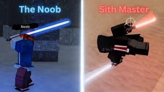 Types of people in Roblox Saber Showdown