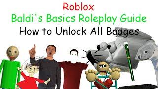  Roblox Baldi's Basics Roleplay Guide: How to Unlock All Badges 