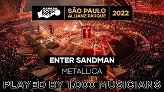 Enter Sandman, Metallica with 1.000 musicians | São Paulo 2022