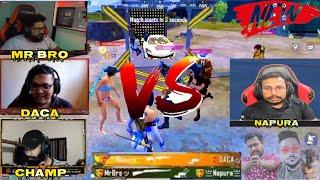 Mr bro,Daca & Champ vs Napura gaming || friendly fight || GG boys