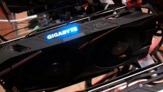 GigaByte Rx580 Gaming (Samsung) тест в майнинге на разных валютах