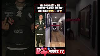 NBA YoungBoy & His Homeboy Racing For The Last Shot ‍️