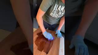 Sewing table redo-making an $8 table beautiful and functional again. Used fusion mineral paints