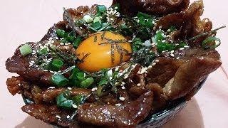 Pork Rice Bowl | Butadon | 豚丼 : ASMR / Mukbang ( Cooking & Eating Sounds )