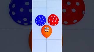 polkadot 🫐 funny orbeez filled satisfying balloons popping video #youtubeshorts #tranding #asmr