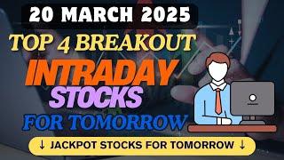 Best Intraday Stocks For Tomorrow | 20 March 2025 | Nifty & Bank Nifty Prediction For tomorrow