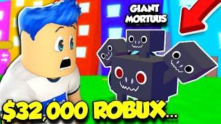 So I Spent $32,000 ROBUX On The GIANT MORTUUS In Pet Simulator... (Roblox)