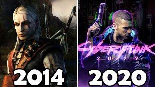 Evolution of CD Projekt Red Games 2007-2021