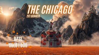 The Chicago - [ Base Bunker - 2x1 ] - Solo | Duo - Rust Base Design 2025