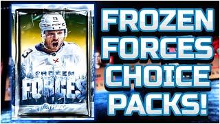 FROZEN FORCES CHOICE PACKS! | NHL 25 Pack Opening