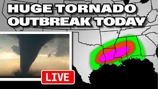 MAJOR Tornado Outbreak - Millions at risk in Dixie Alley!