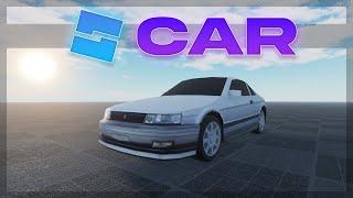 How to make a car in Roblox Studio