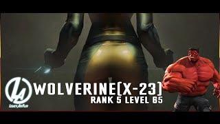 Росомаха X23 5\65 Тест Красный Халк Ралк Rank 5 Level 65 X23 Marvel Contest Of Champions Mcoc LOL