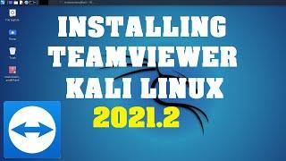 How to Install TeamViewer on Kali Linux 2021.2 | TeamViewer for Linux | TeamViewer Linux Install