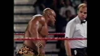 Saba Simba vs Jobber Dale Wolfe WWF Wrestling Challenge 1990