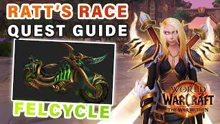 How to do "Ratt's Race" | Where to Get Peculiar Gem & Key for Felcycle Mount ► WOW: The War Within