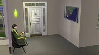 Sims 2 - TV Falls Off The Wall