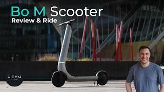 Bo M Scooter - 1st Look and Ride of this Premium Adult Electric Scooter