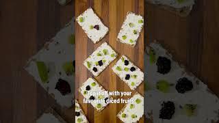 A Simple and Delicious Recipe: Fruit Pizza Crackers #shorts #recipe