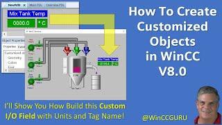 How To Create Customized Objects in WinCC SCADA ‍ Learn Scada Programming #WinCCGuru