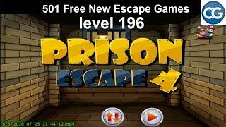 [Walkthrough] 501 Free New Escape Games level 196 - Prison escape 4 - Complete Game