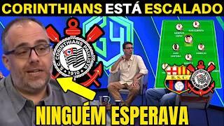 SAIU a ESCALAÇÃO do TIMÃO! VESSONI trouxe as INFORMAÇÕES do CORINTHIANS.