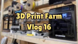 Inside my Small 3D Print Farm: I BROKE the FLSun, Printing in PETG-CF,  + Free vs Paid Models Debate