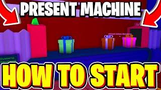 How To START UP PRESENT MACHINE In Fisch! Santa Quest! Roblox