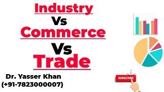 Industry Vs Commerce Vs Trade | Industry | Commerce | Trade | Business Studies | Economics | UPSC