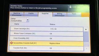 Resetting XEROX WorkCentre 7120 error R6/R7/R8 counter