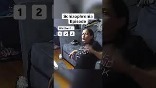 A REAL Schizophrenia episode on camera