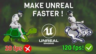 How to increase Unreal engine 5 Frame rate and have more FPS in the editor