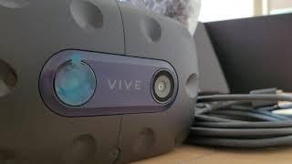 HTC Vive pro 2 VR headset HMD unboxing (German version)