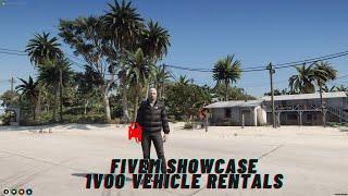 GTA V FiveM Showcase | [QB CORE] 1VOO Vehicle Rentals - Optimized & Simple Car Rental Script