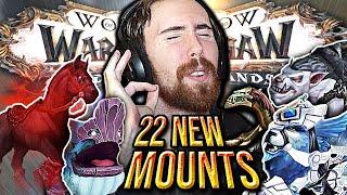 Asmongold getting New Mounts for 24͏͏ Minutes Straight | Shadowlands