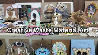 Creative Waste Material Art  | Turn Trash into Treasure | Art Instinct